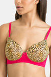 Zivame Luxe Lace Padded Non Wired Full Coverage Pretty Back Bra-Love Potion — thumbnail 4